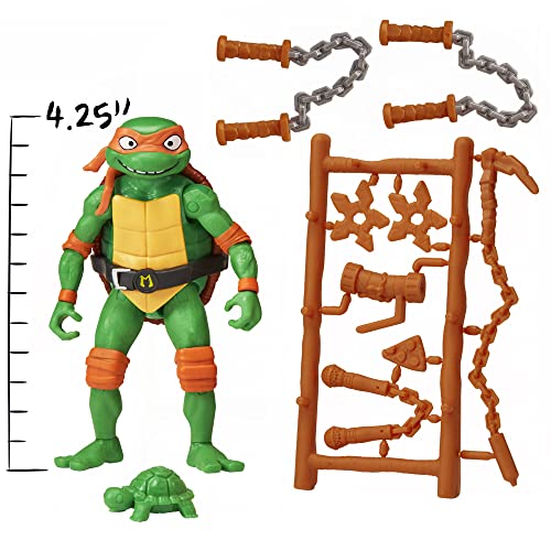 Teenage Mutant Ninja Turtles: Mutant Mayhem – Michelangelo “The Entertainer” Action Figure (4+ | Playmates Toys)