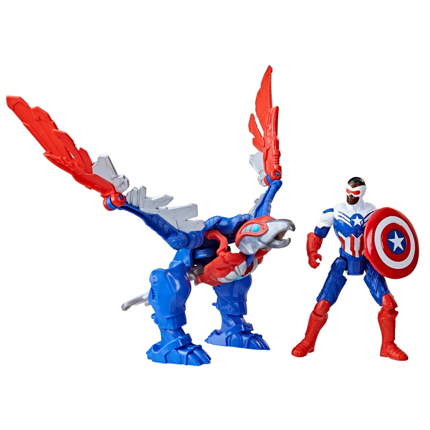 Captain America Redwing Mechasaur action figure set Marvel Epic Hero Series