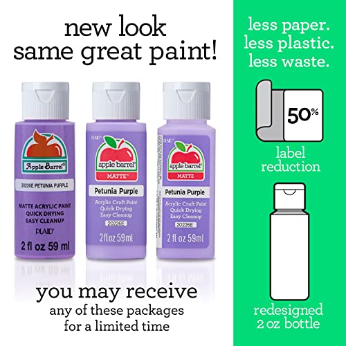 Plaid Apple Barrel Glow-in-The-Dark 2-Ounce Acrylic Paint