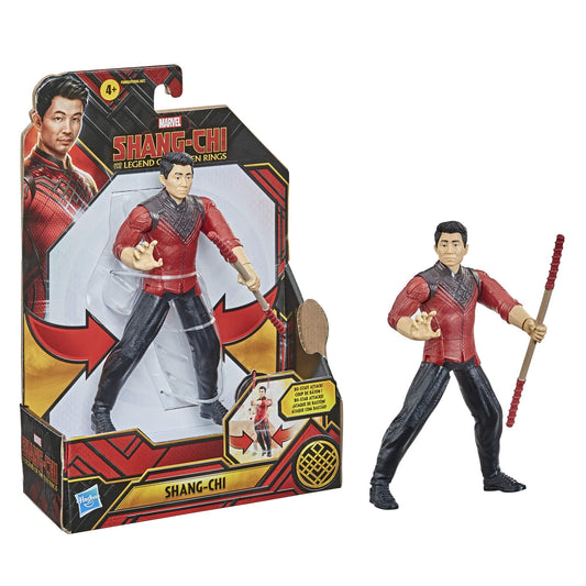 Marvel Shang-Chi Action Figure – Legend of the Ten Rings 6-Inch Figure with Staff Weapon (Hasbro)