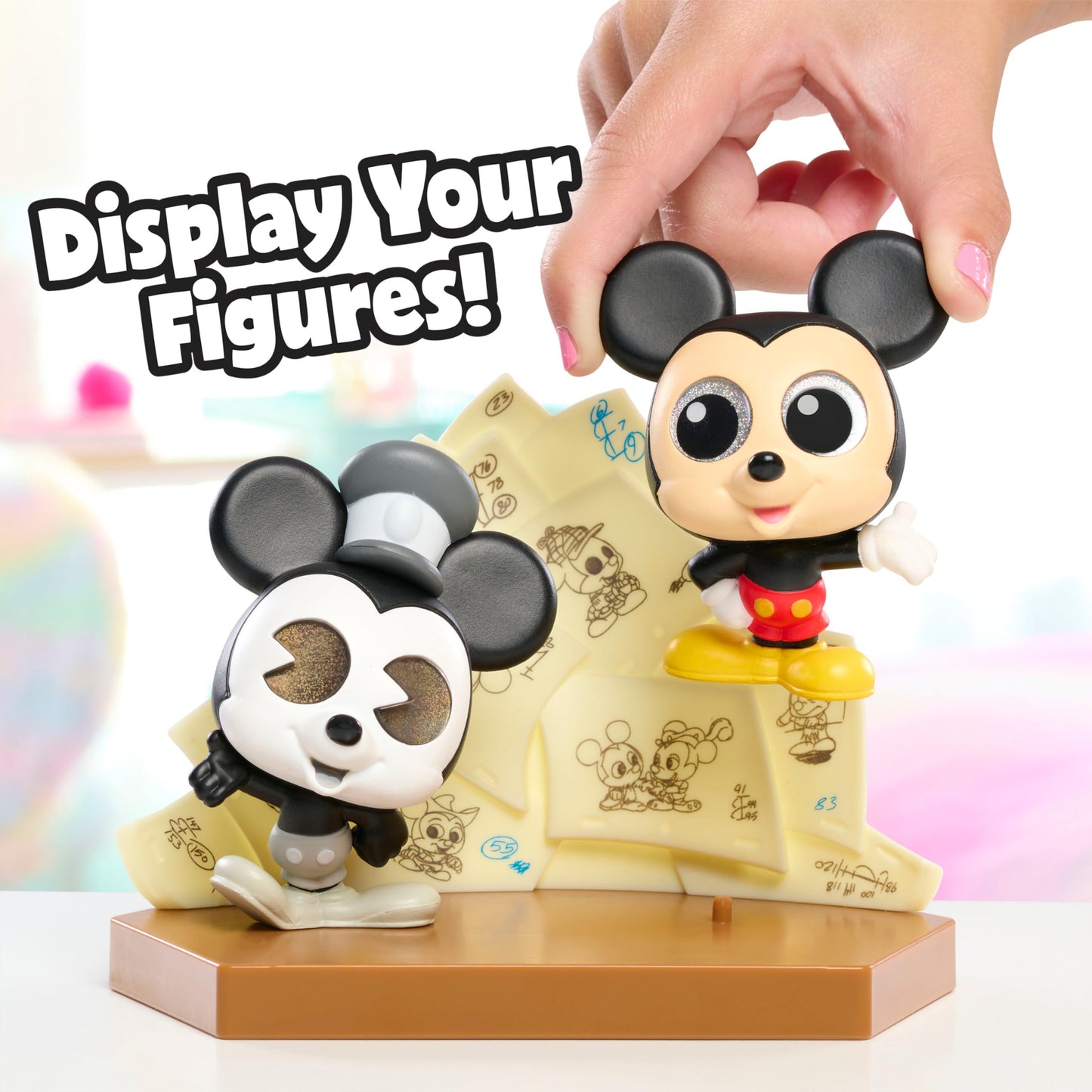 Disney Mickey Mouse Collector 2-Pack Figures – Classic Steamboat Mickey & Modern Mickey (Official Disney)