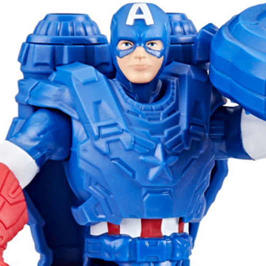 Marvel Avengers Captain America Battle Gear Action Figure – Shield Blast Accessories