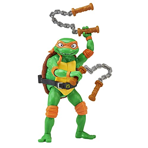 Teenage Mutant Ninja Turtles: Mutant Mayhem – Michelangelo “The Entertainer” Action Figure (4+ | Playmates Toys)