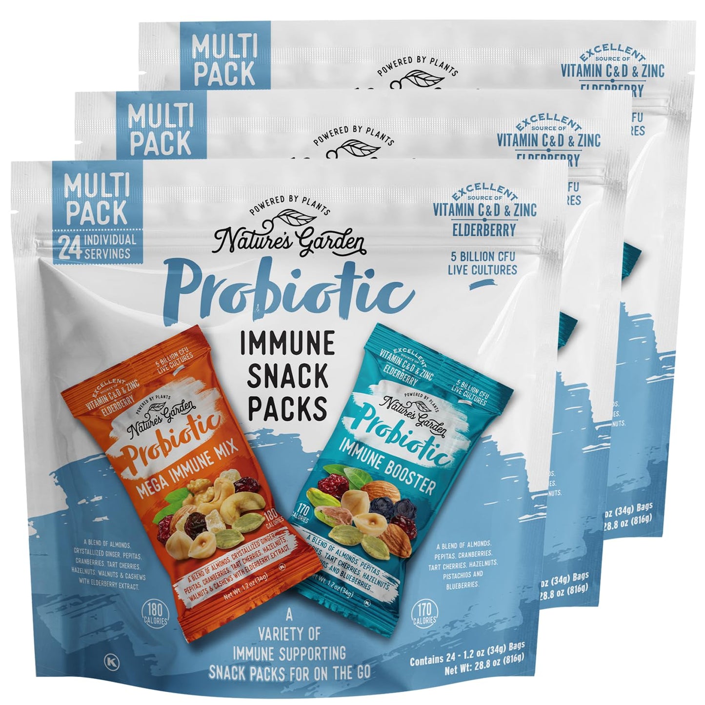 Nature's Garden Probiotic Immune Snack - 28.8 oz. (Pack of 3)