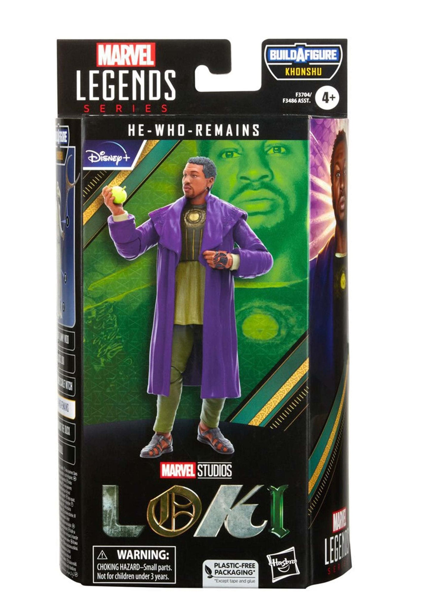 Marvel Legends He-Who-Remains Action Figure – Loki Series 6-Inch Collectible (Build-A-Figure Khonshu, Hasbro)