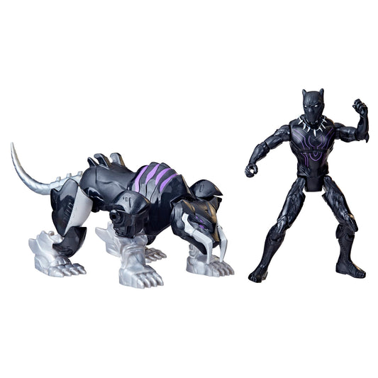 Marvel Mech Strike Mechasaurus – Black Panther & Sabre Claw Action Figure Set (Hasbro)