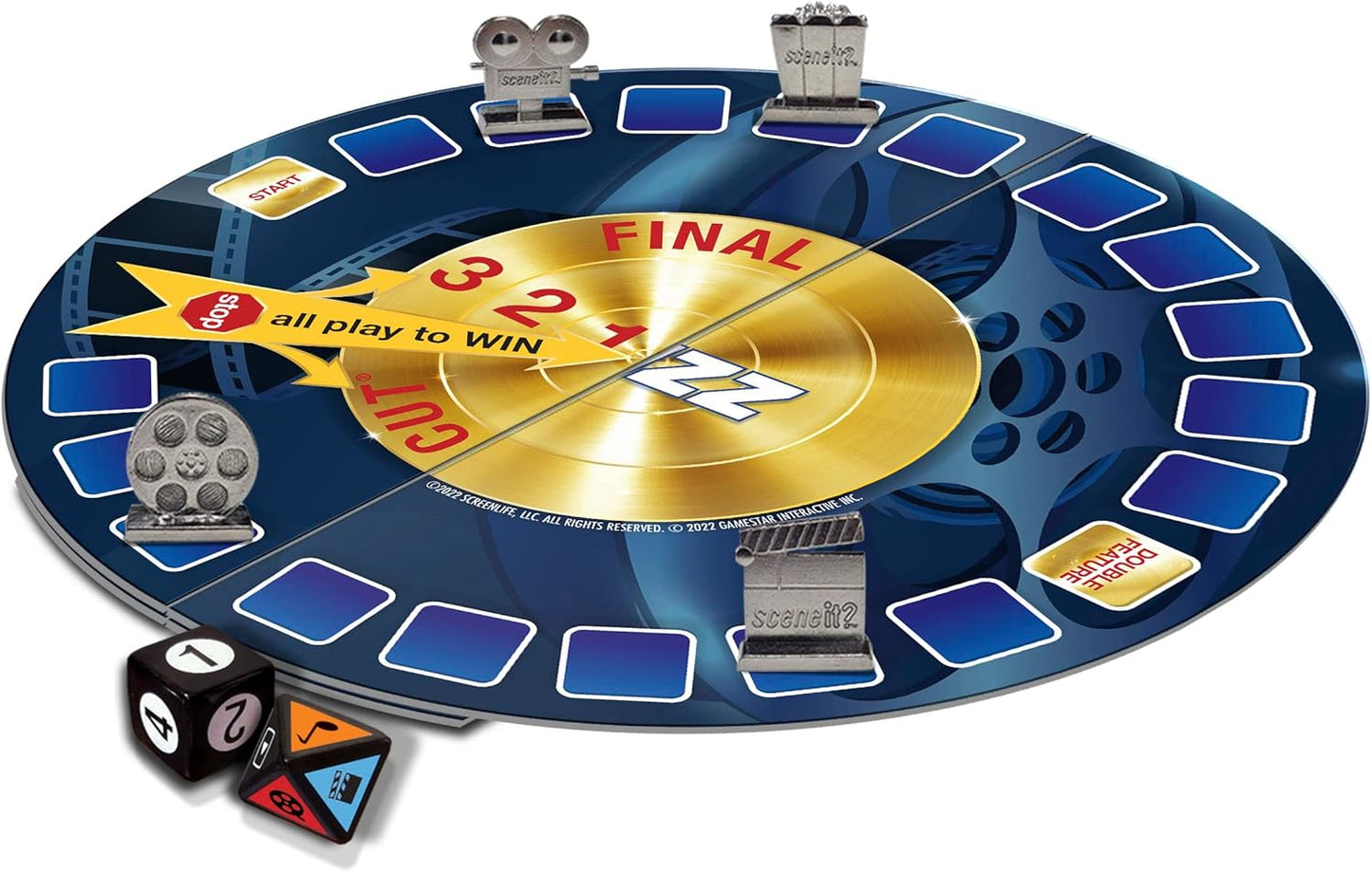 Scene It? Movie Trivia Game – Gamestar Edition with Streaming Movie Clips (Ages 13+, Family & Party Game)
