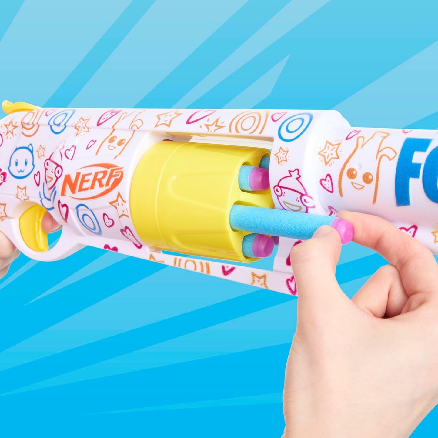 👉 Nerf Fortnite Frenz-4-Ever Dart Blaster – Includes 6 Darts + Exclusive Fortnite Code