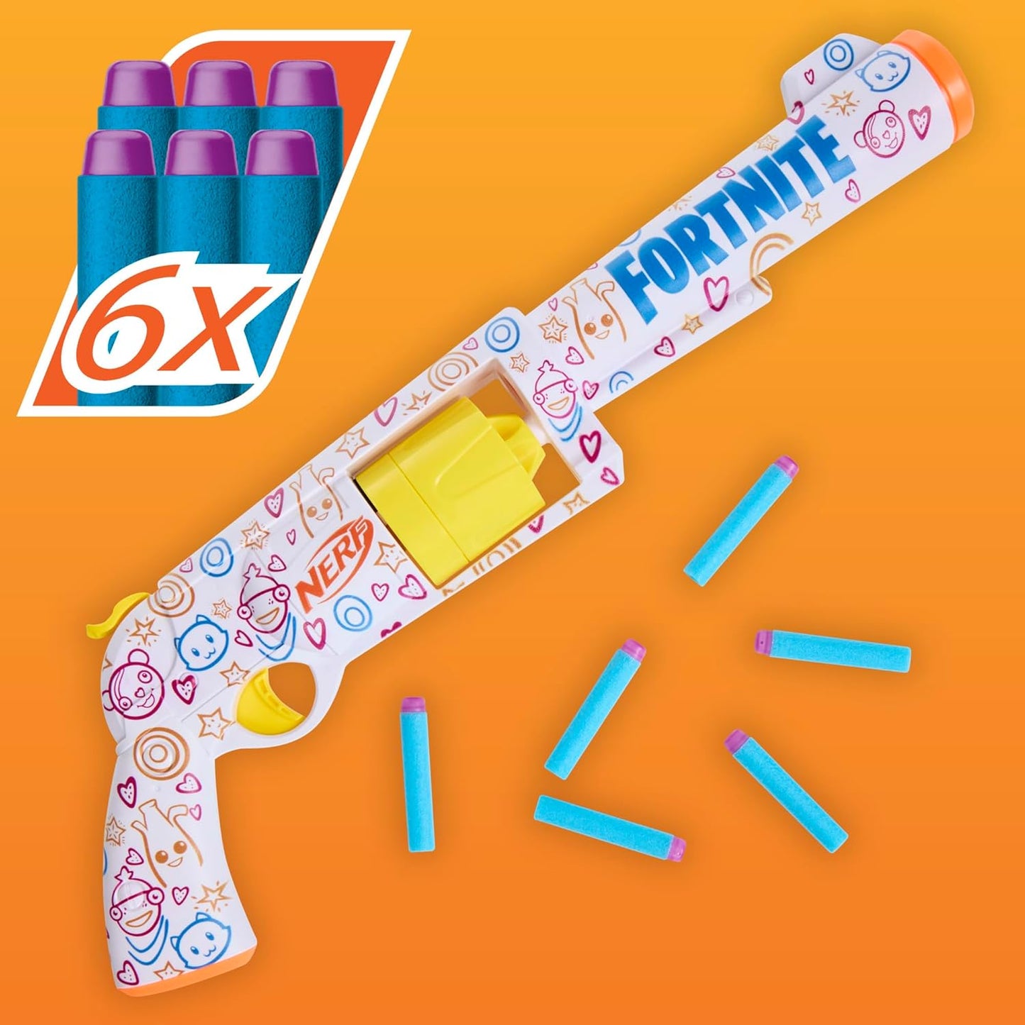 👉 Nerf Fortnite Frenz-4-Ever Dart Blaster – Includes 6 Darts + Exclusive Fortnite Code