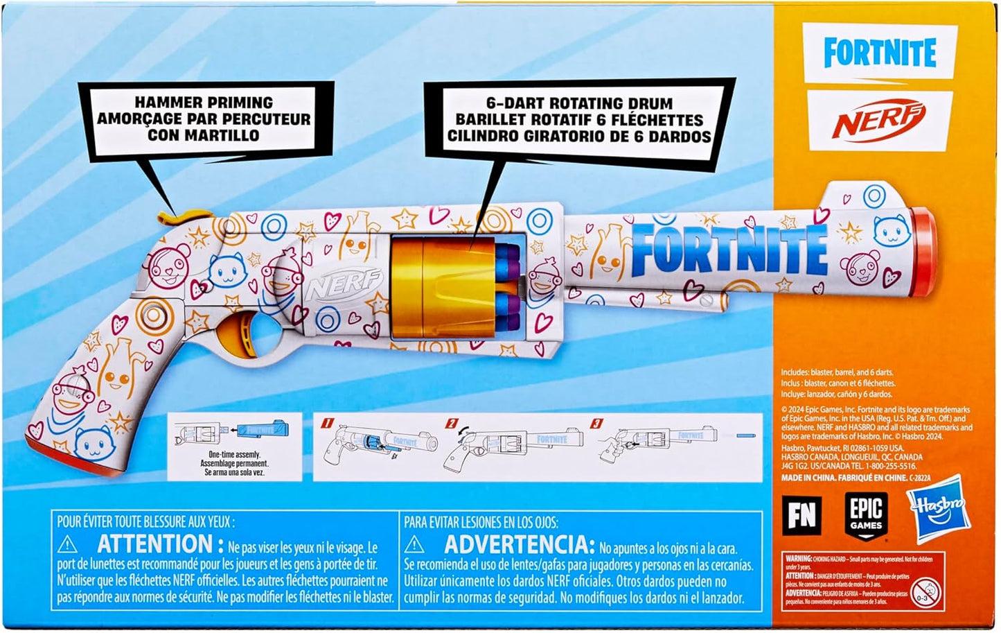 👉 Nerf Fortnite Frenz-4-Ever Dart Blaster – Includes 6 Darts + Exclusive Fortnite Code