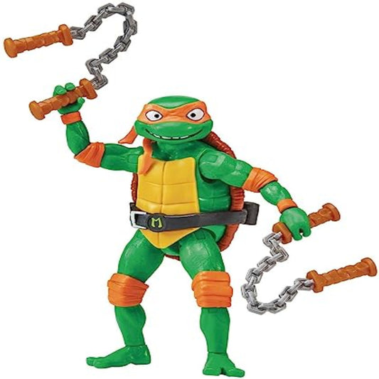 Teenage Mutant Ninja Turtles: Mutant Mayhem – Michelangelo “The Entertainer” Action Figure (4+ | Playmates Toys)