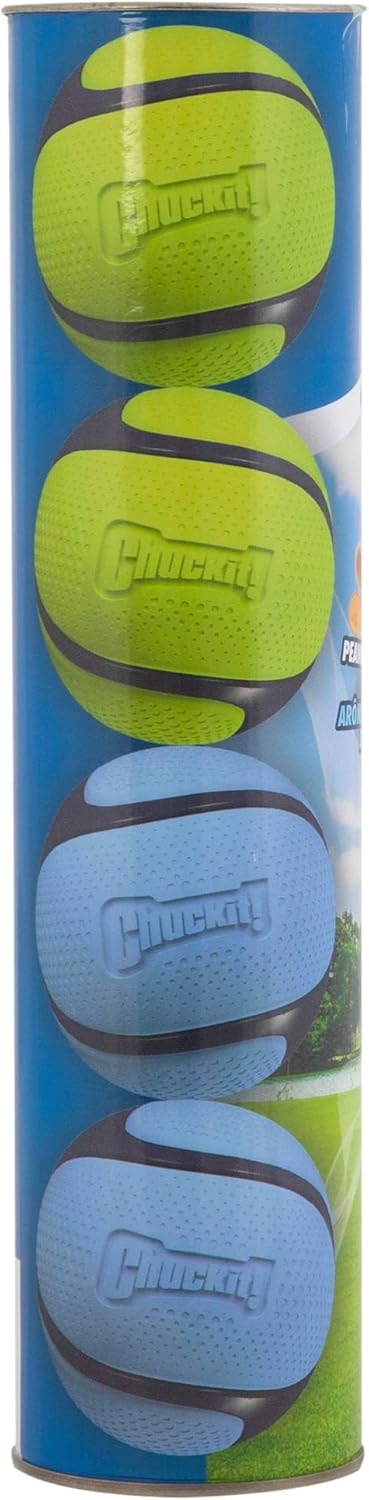 Chuckit! Sniff Fetch Balls Pack of 4 for Medium Dogs (20–60 lbs)