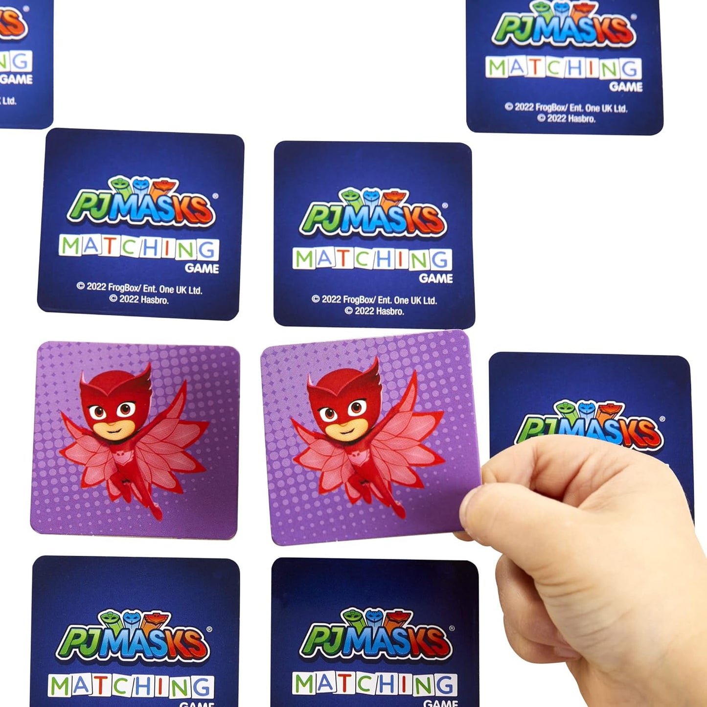 PJ Masks Matching Game for Kids – Memory Card Game with 72 Sturdy Cards | Hasbro Gaming | Ages 3+