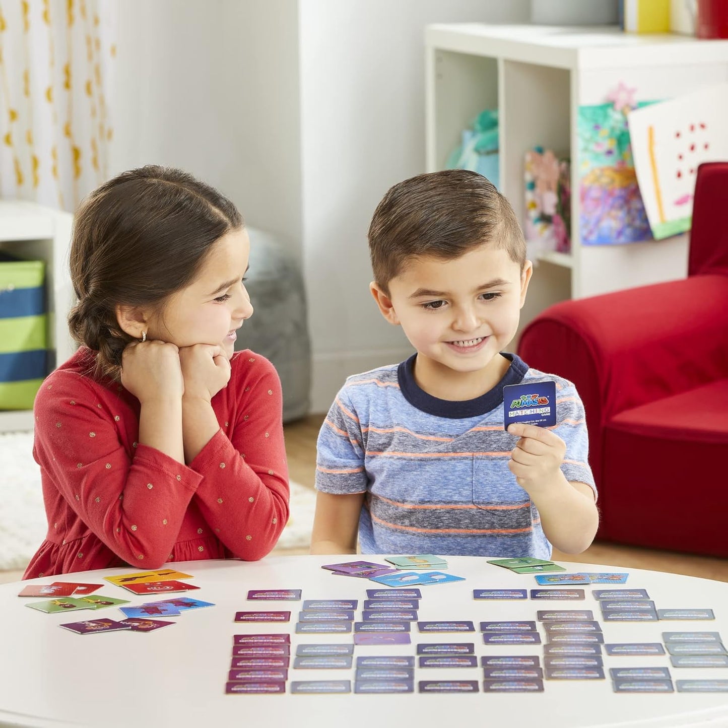 PJ Masks Matching Game for Kids – Memory Card Game with 72 Sturdy Cards | Hasbro Gaming | Ages 3+