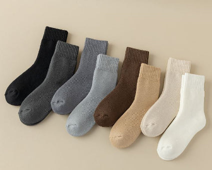 Winter Crew Socks – Wool Cotton Blend