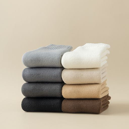 Winter Crew Socks – Wool Cotton Blend