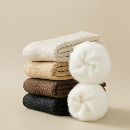 Winter Crew Socks – Wool Cotton Blend