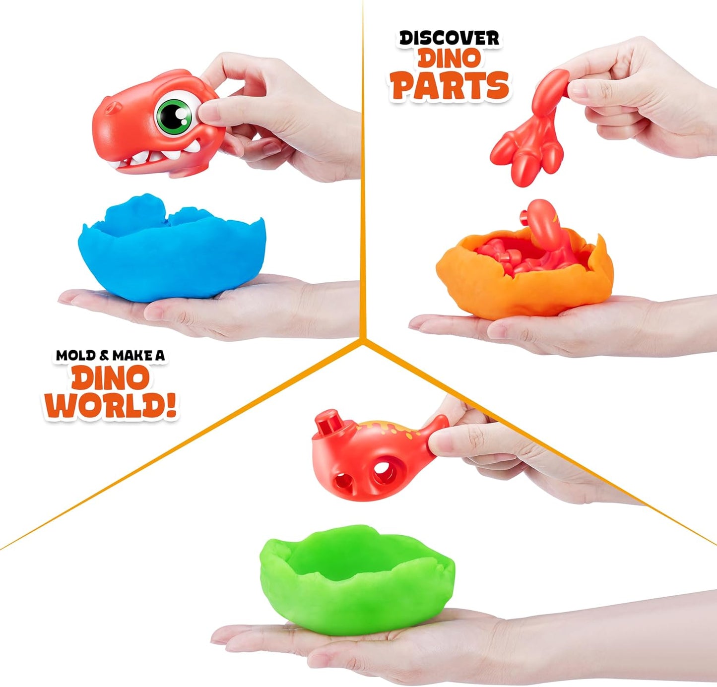 ZURU Smashers Junior Dino Dig Egg Dinosaur Toy – Build & Learn Playset