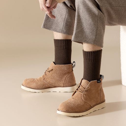 Winter Crew Socks – Wool Cotton Blend