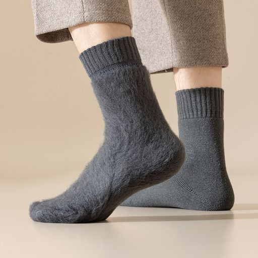 Winter Crew Socks – Wool Cotton Blend