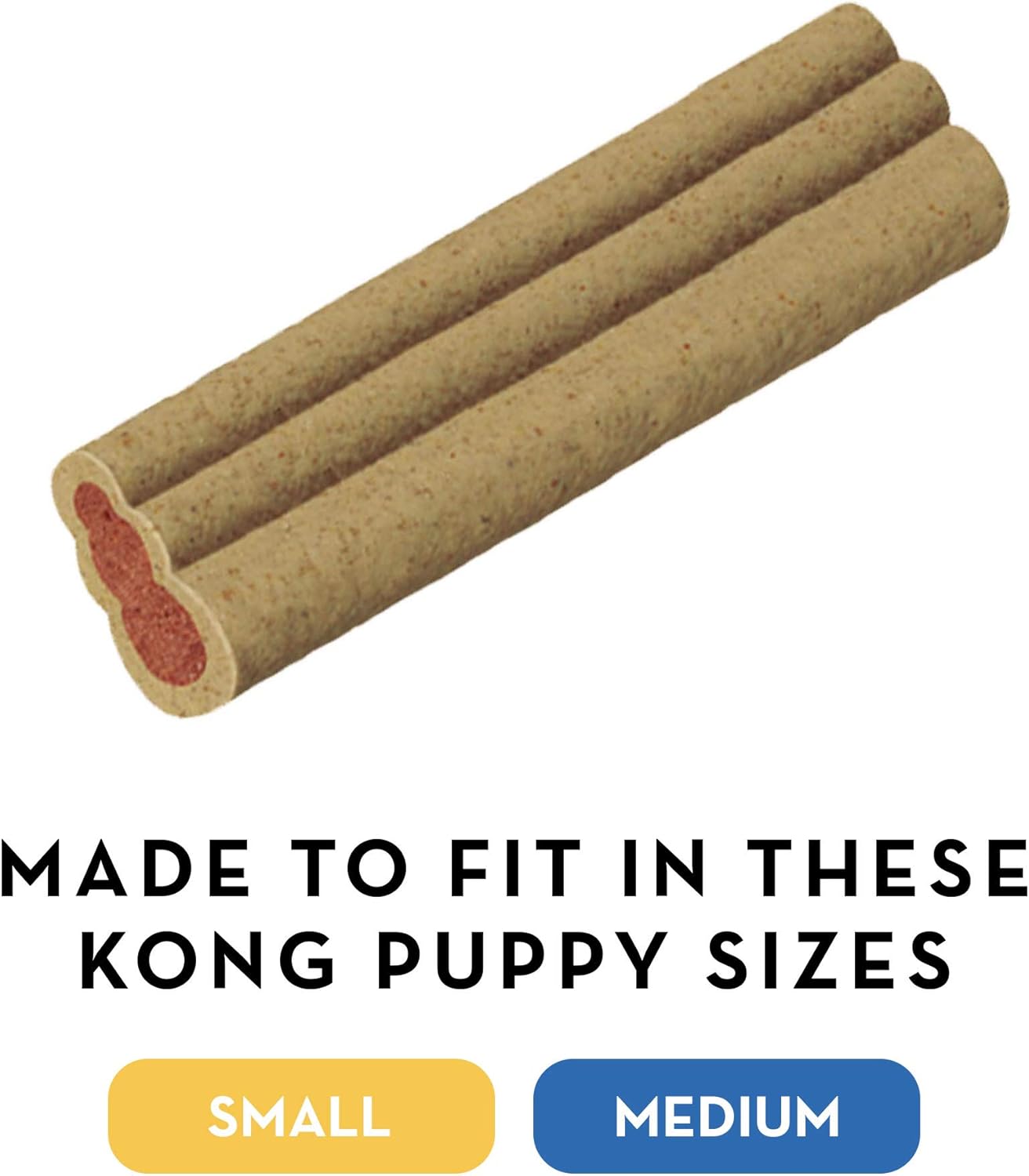 KONG Ziggies Dog Treats Small Chicken Recipe – Dental Chews for KONG Toys