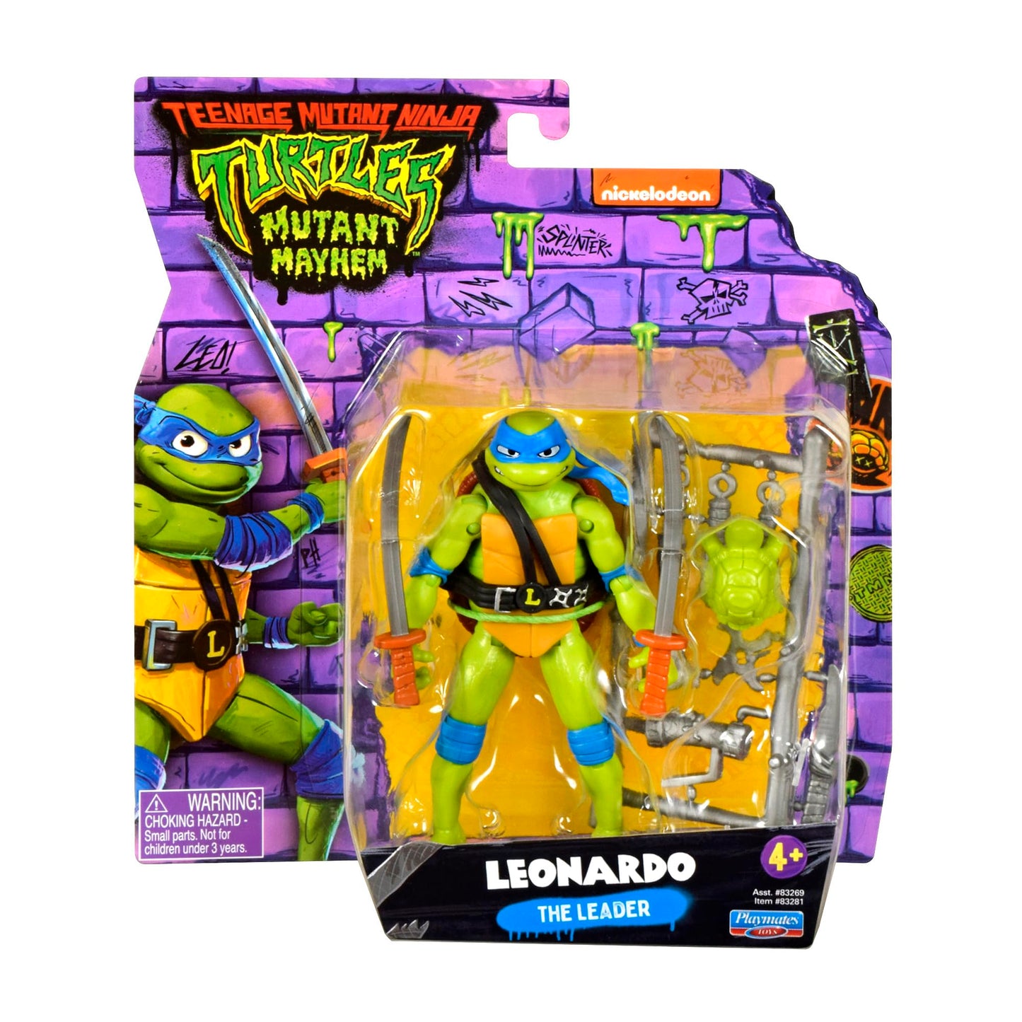 Teenage Mutant Ninja Turtles: Leonardo Basic Action Figure by Playmates Toys