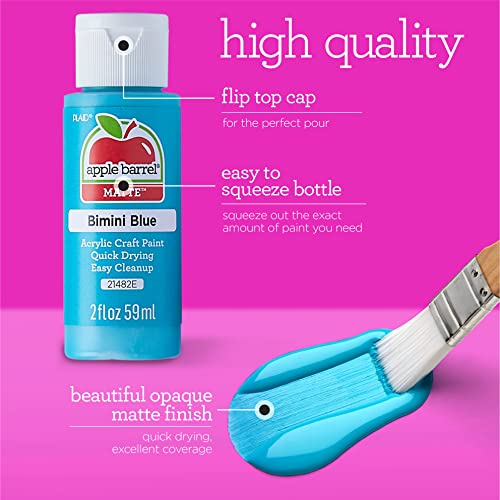 Plaid Apple Barrel Glow-in-The-Dark 2-Ounce Acrylic Paint
