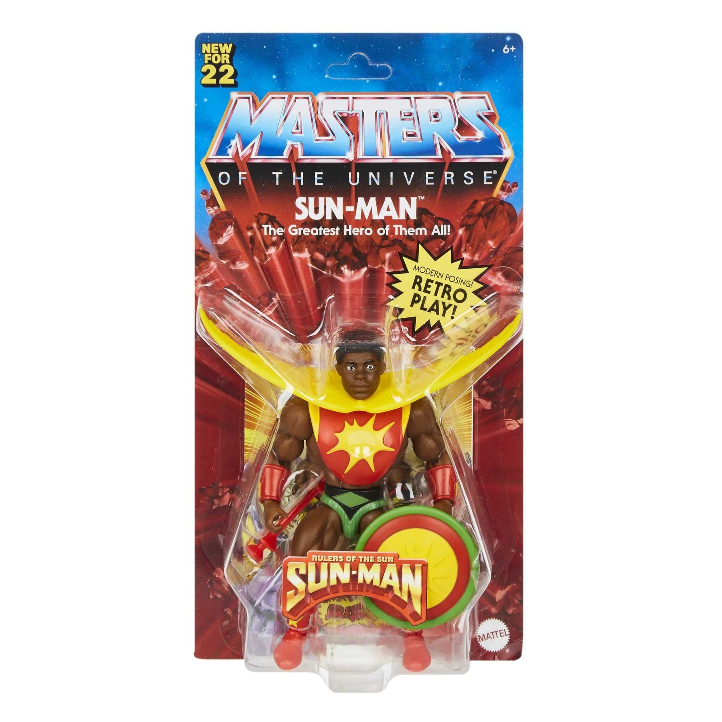 Masters of the Universe Origins – Sun-Man (Retro Play) 5.5" Action Figure