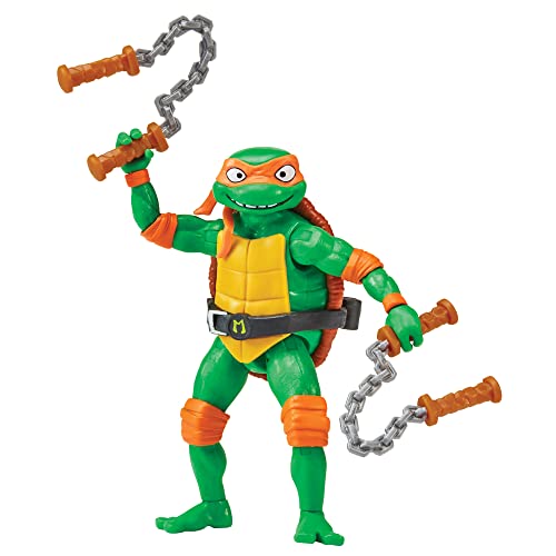 Teenage Mutant Ninja Turtles: Mutant Mayhem – Michelangelo “The Entertainer” Action Figure (4+ | Playmates Toys)