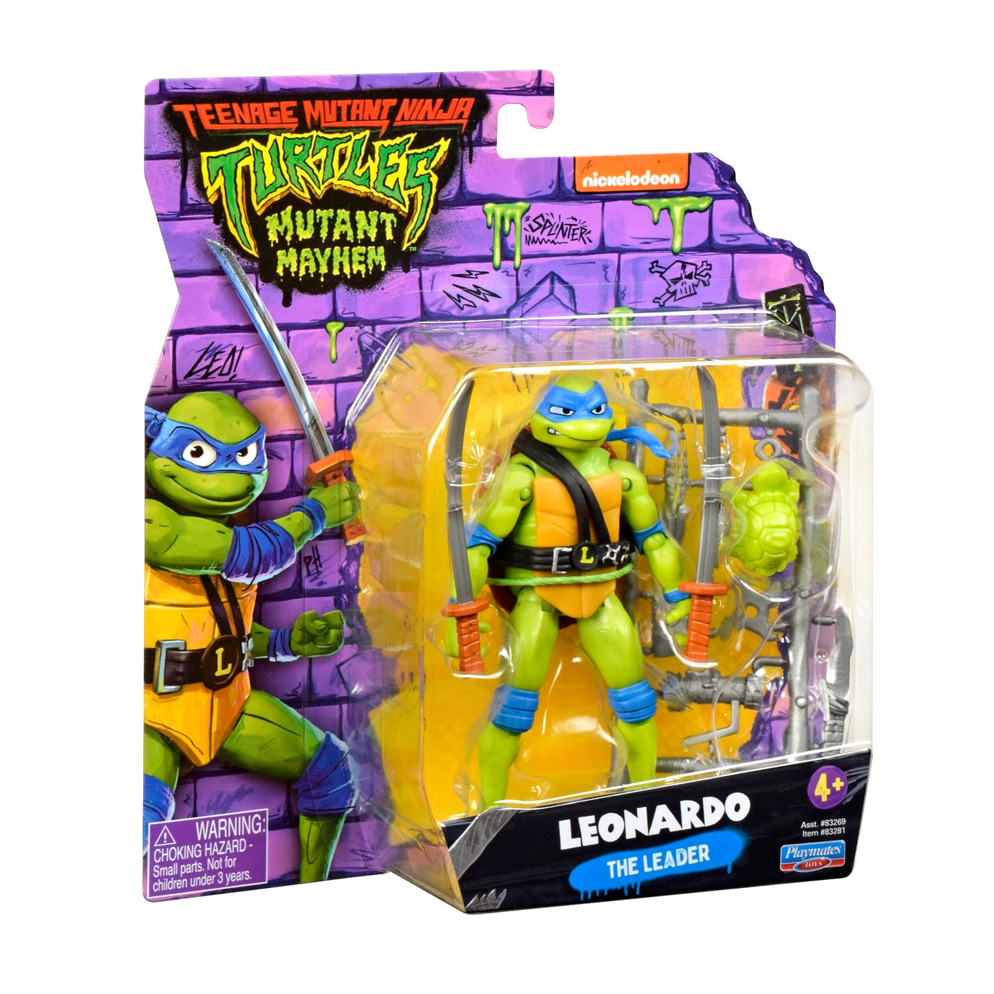 Teenage Mutant Ninja Turtles: Leonardo Basic Action Figure by Playmates Toys