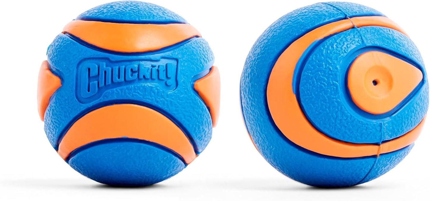 Chuckit! Ultra Squeaker Balls for Dogs – Pack of 2 Medium Floating Fetch Balls