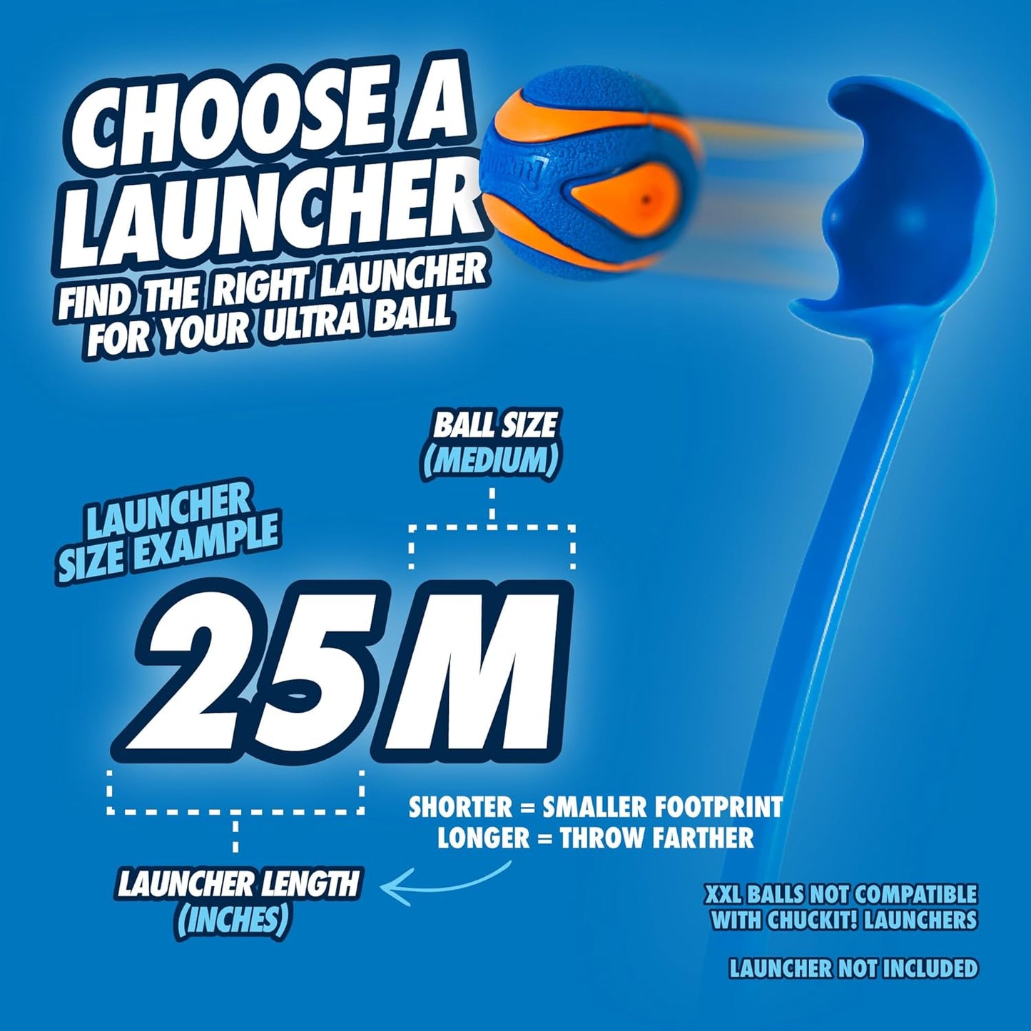 Chuckit! Ultra Squeaker Balls for Dogs – Pack of 2 Medium Floating Fetch Balls