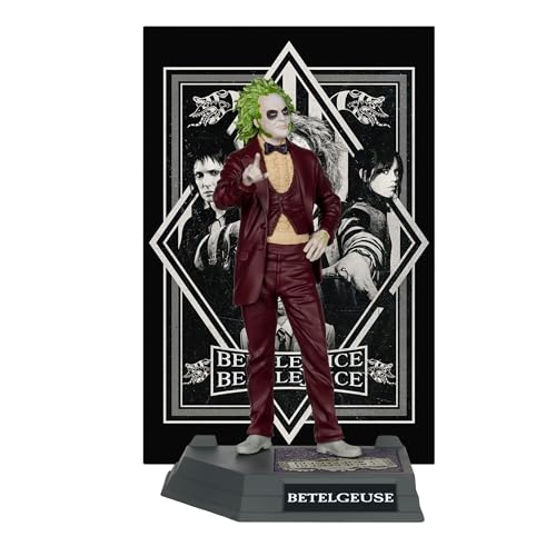 Movie Maniacs Beetlejuice 2 Chase Figure – 6-Inch Posed Figure by McFarlane Toys